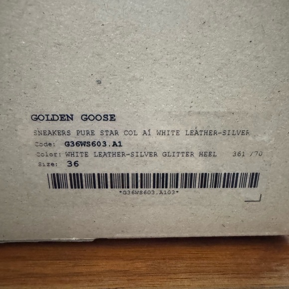 Golden Goose Prue Star White Women’s Sneakers Sz 36 - Picture 12 of 15